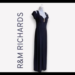 R&M RICHARDS JUMP SUIT ROYAL BLUE SIZE 8